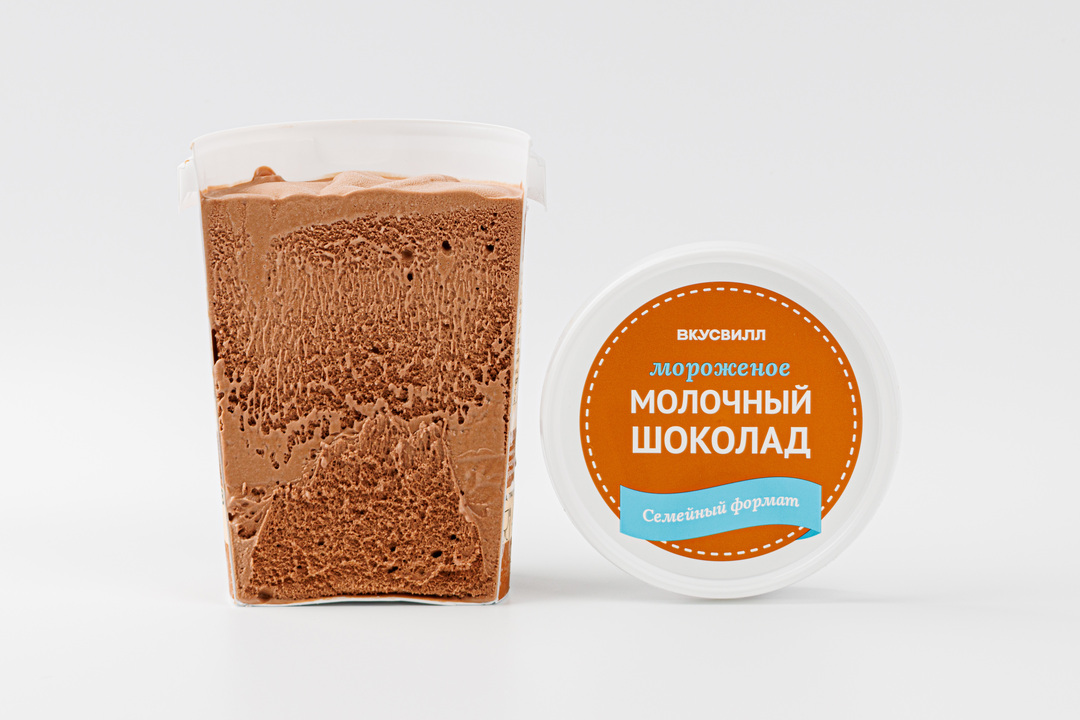 

Мороженое ВкусВилл "Молочный шоколад" 700 г