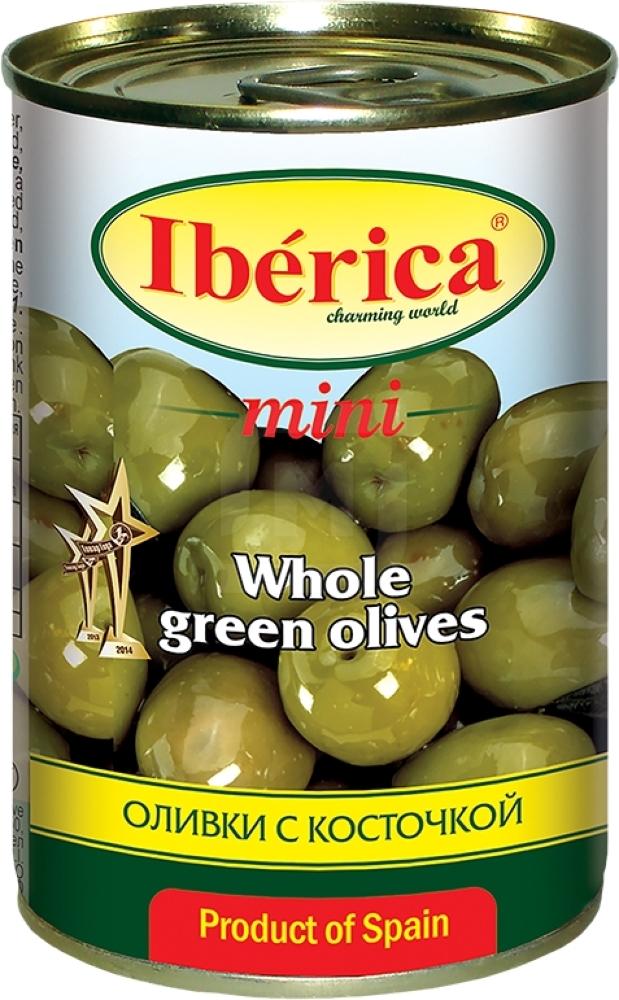 

Оливки Iberica крупные с косточкой 300 г