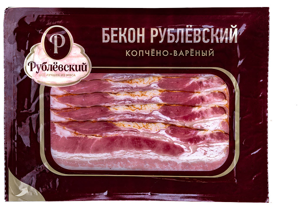 Бекон нарезка ТМ Рублевский МК