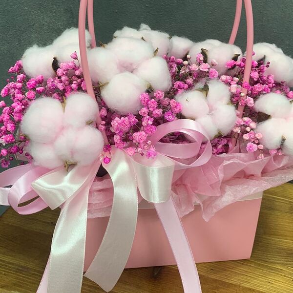 Сумочка с гипсофилой