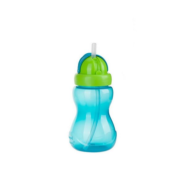 Поильник с силиконовой трубочкой 270мл 12+ 56/109_blu