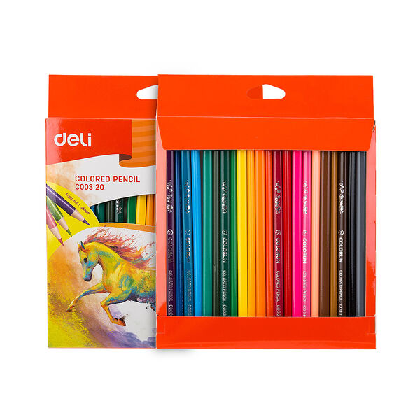 Цветные карандаши 24 шт ColoRun Deli арт EC00320