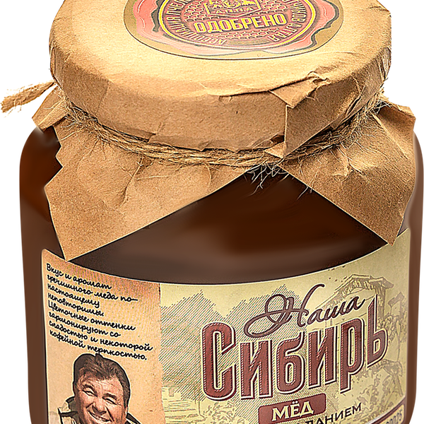 Мед НАША СИБИРЬ с преобладанием гречихи