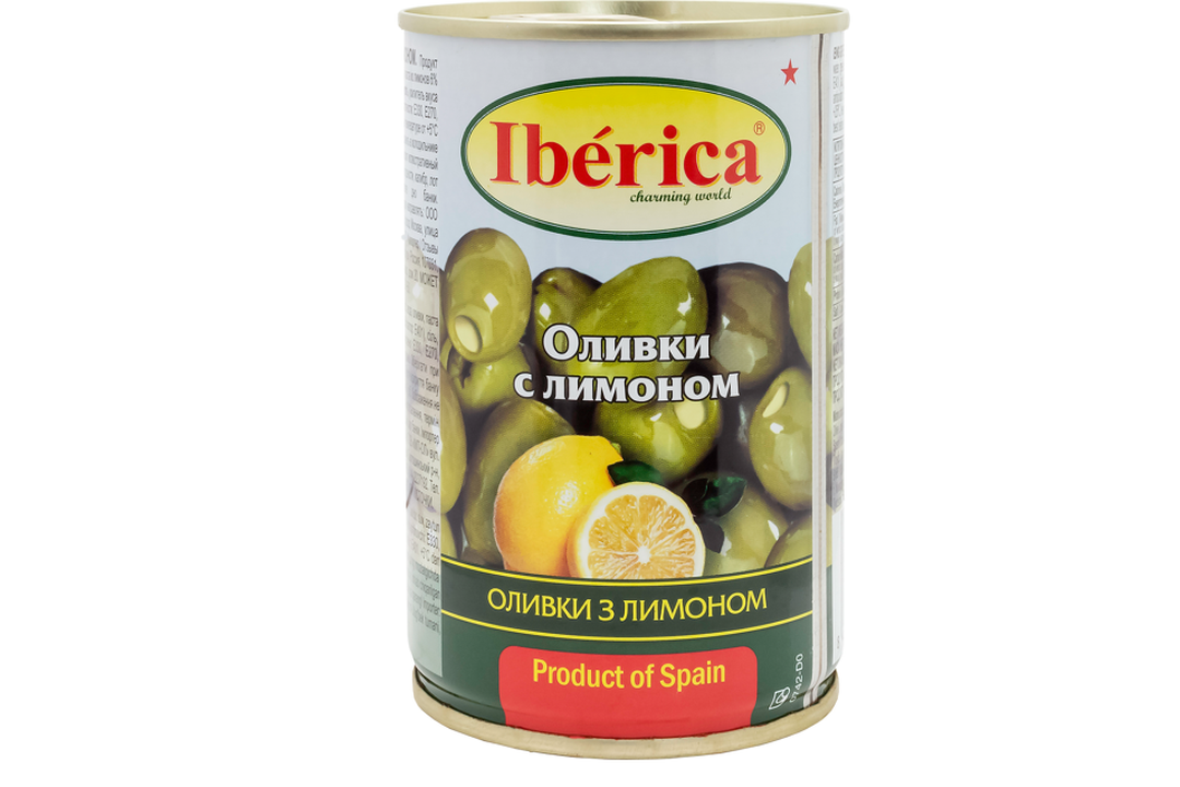 

Оливки Iberica с лимоном 300 г