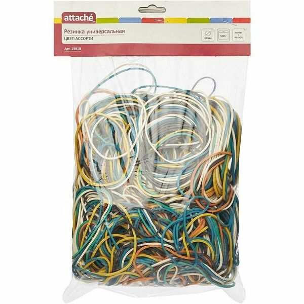 Резинка универсальная Attache 500 г (диаметр 60 мм, толщина 1.5 мм)