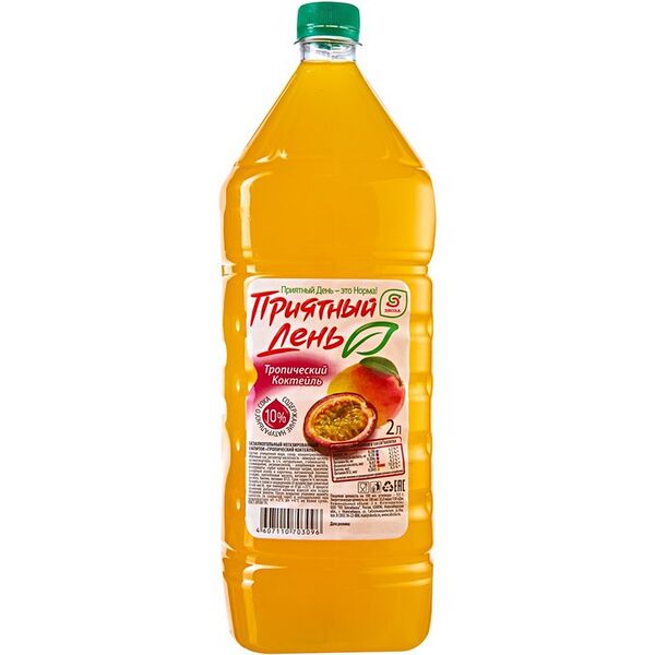 Напиток Приятный День тропический коктейль абрикос-манго