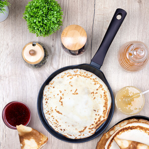 Сковорода блинная TalleR Aspire, 24 см, кованый алюминий, индукция