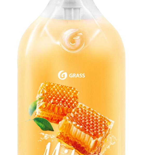 Жидкое крем-мыло Grass Milana молоко и мед