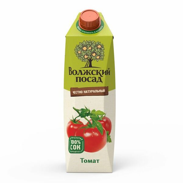Сок томатный с мякотью Волжский посад