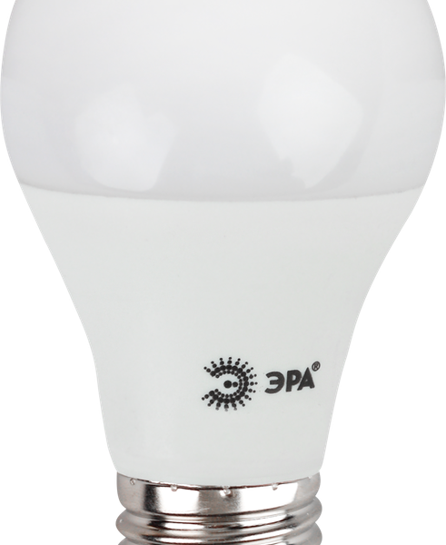 Лампа светодиодная ЭРА Эко 12Вт E27, холодный свет, груша