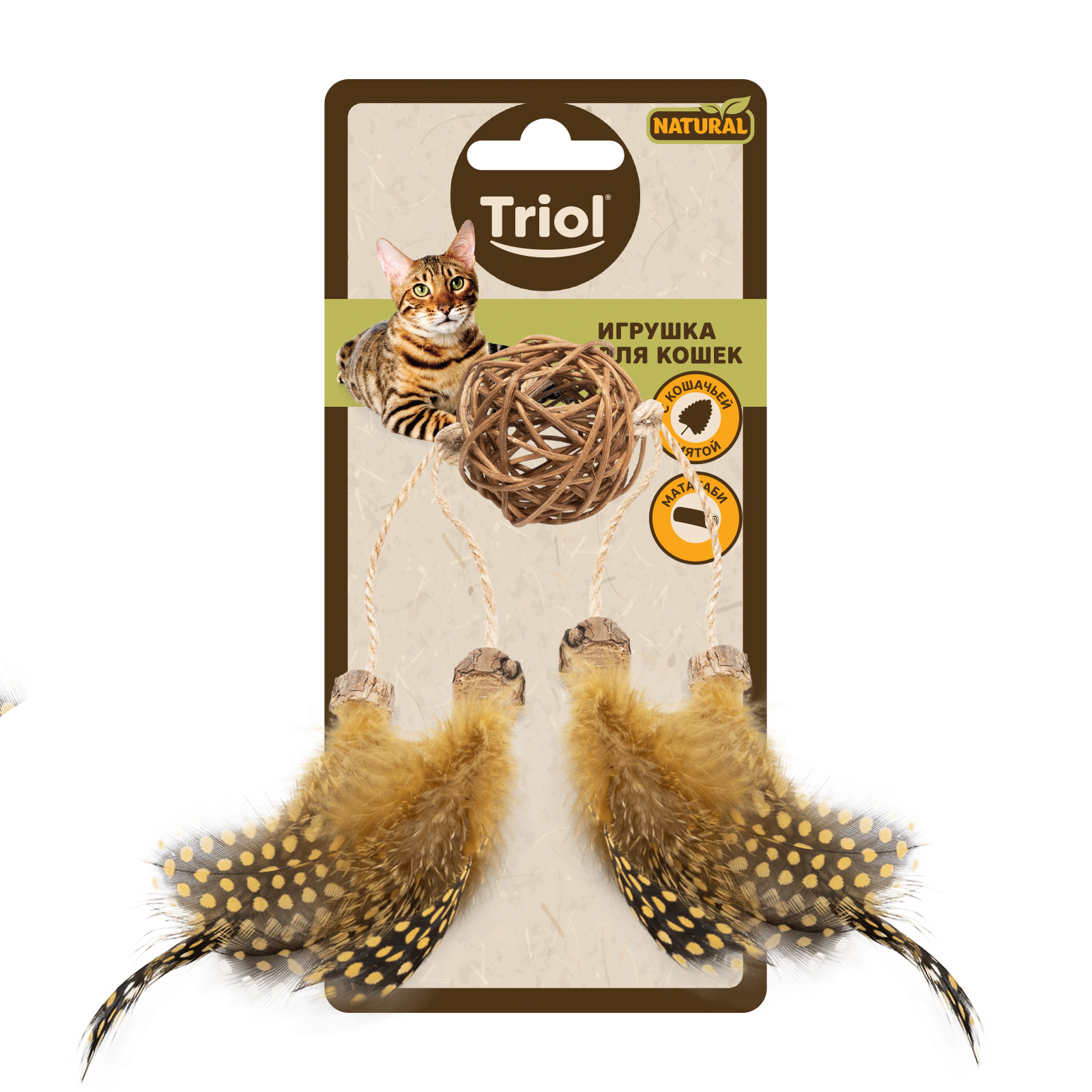 

Игрушка для кошек Triol Natural Талисман 35 см