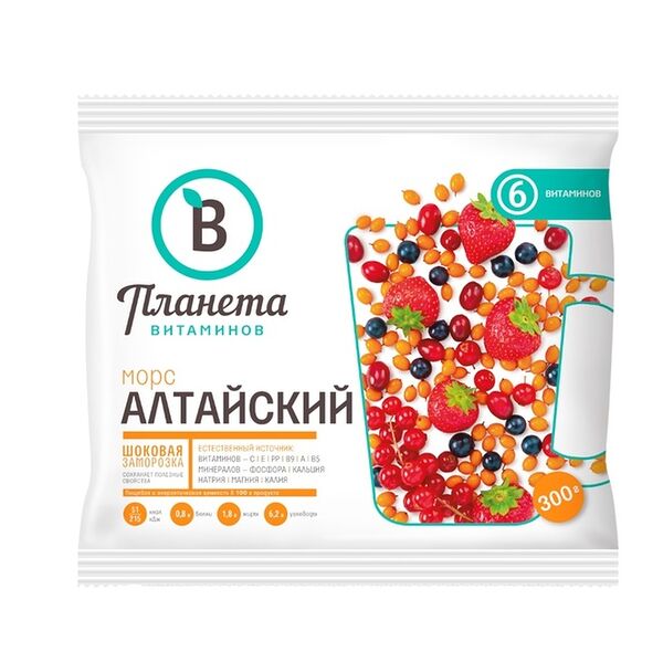 Ягодная смесь «Морс алтайский», «Планета витаминов»