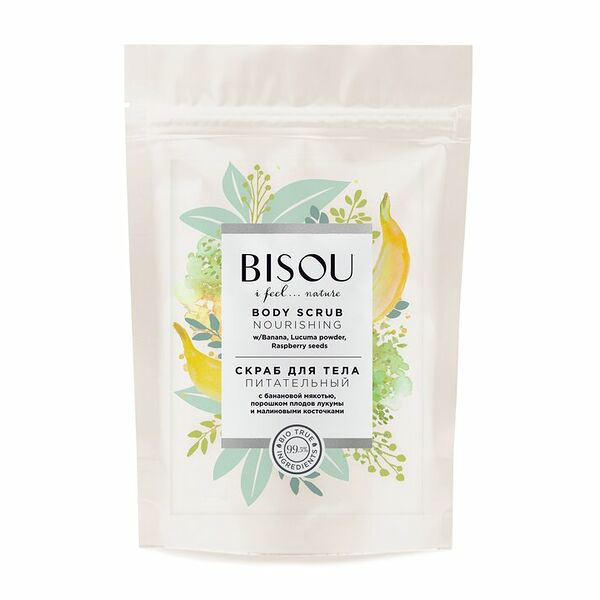 Скраб для тела Bisou Питательный с банановой мякотью 