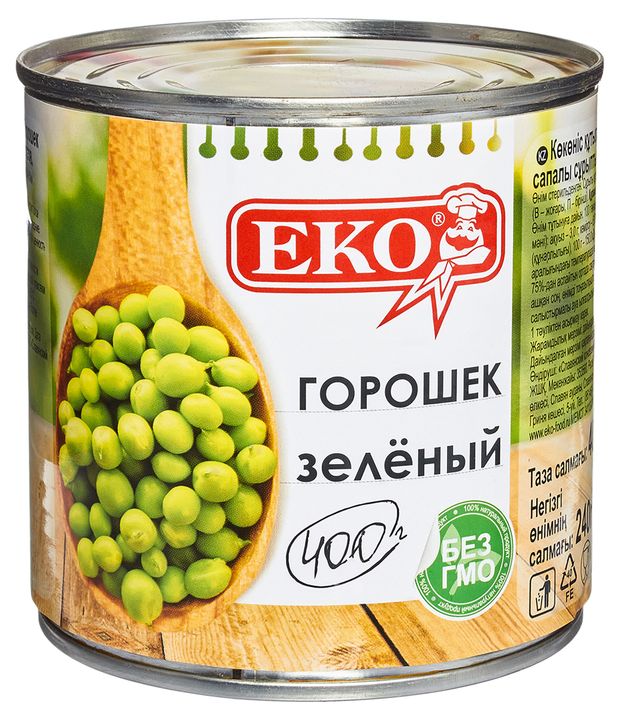 

Горошек Еко зеленый 400г