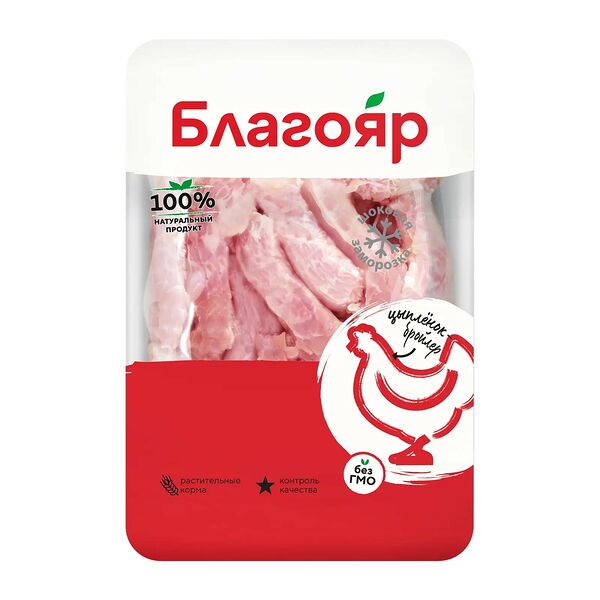 Шеи цыпленка-бройлера Благояр замороженные 900 г