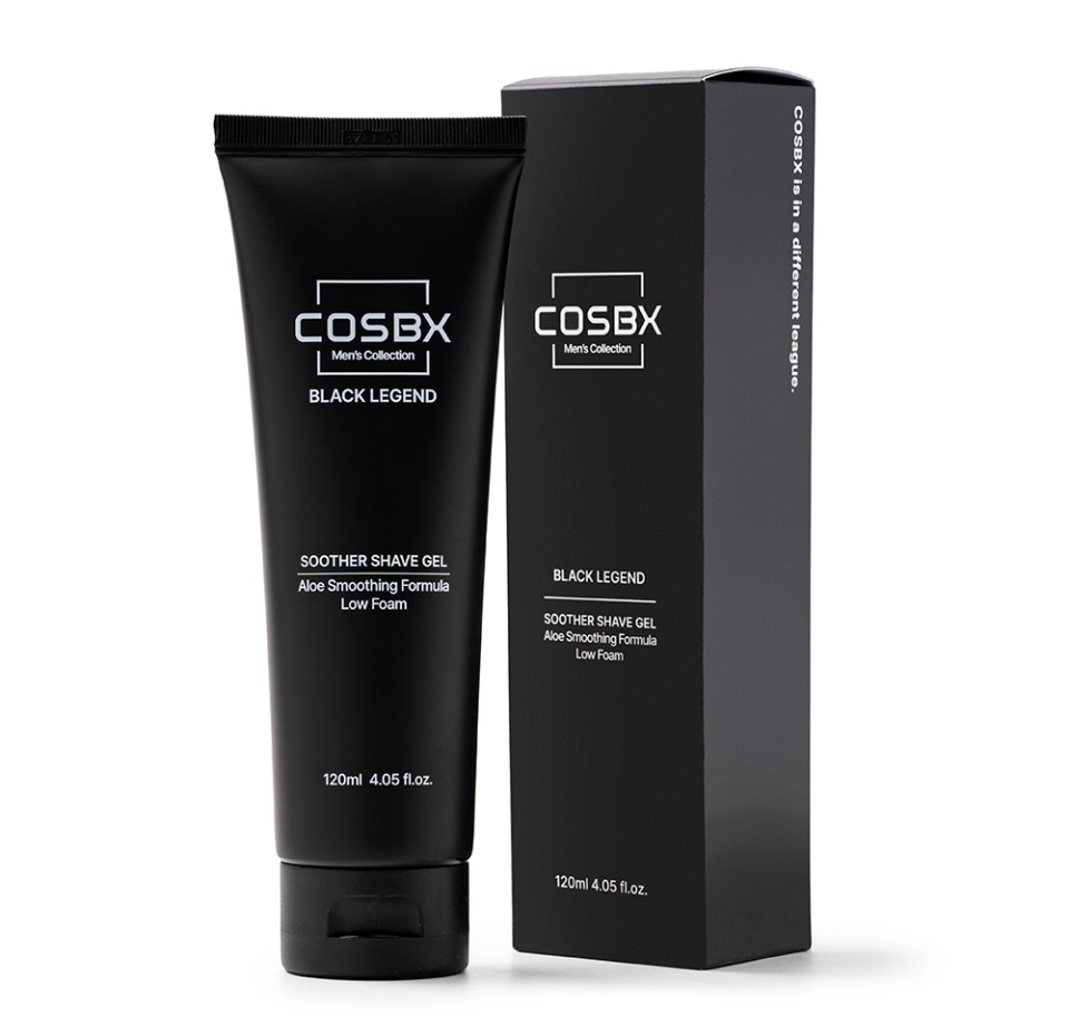 

Гель для бритья Cosbx Black Legend успокаивающий для мужчин 120 мл