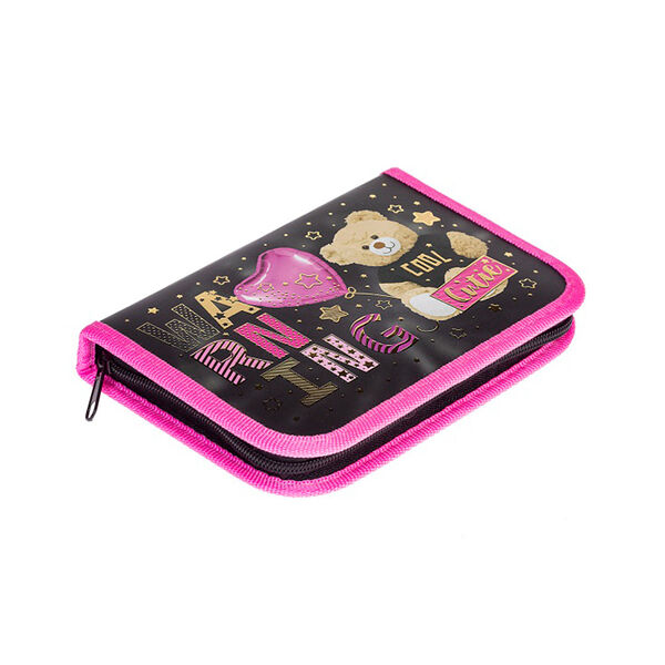 Пенал Hatber Осторожно! Очень мило 190х130мм 1отд на молнии с табл умн в мат ламин индив упак NPn_44035