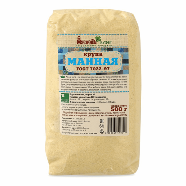 Крупа манная МясновЪ Буфет