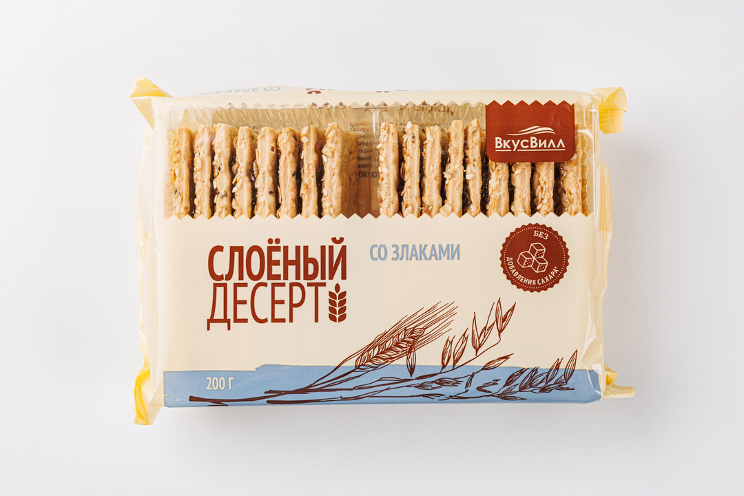 

Слоёный десерт ВкусВилл со злаками 200 г