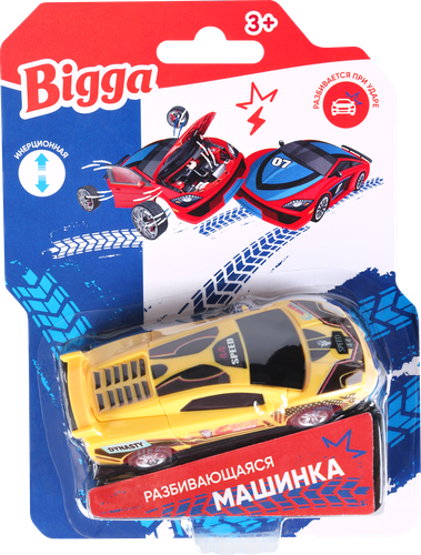 

Игрушка инерционная BIGGA Разбивающаяся машинка, 9,8см, Арт. B566L123 в ассортименте