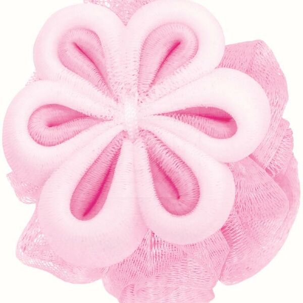 Мочалка Русалочка для тела Flower, 1 шт, в ассортименте