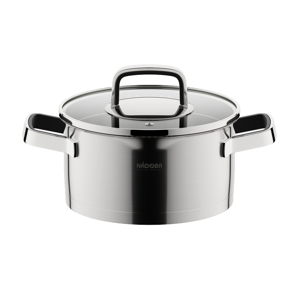 

Кастрюля Nadoba Dona со стеклянной крышкой 18 см 2.4 л