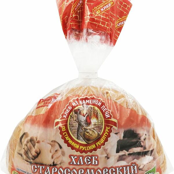 Хлеб Сормовский Старорусский половинка в нарезке 