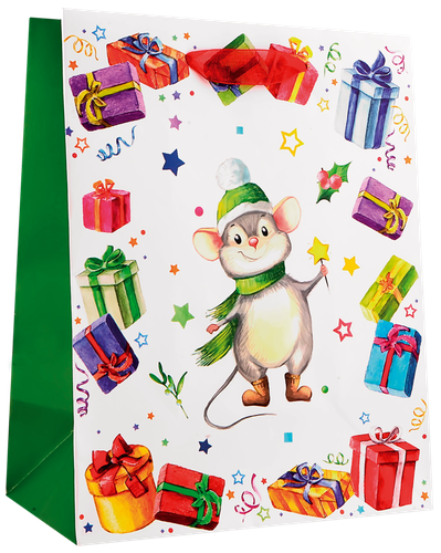 

Пакет подарочный 1 шт, в ассортименте