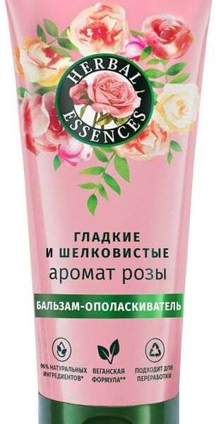 Бальзам-ополаскиватель для волос Herbal Essences Аромат розы 250мл