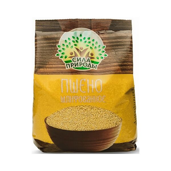 Крупа пшено Сила природы шлиф 1с 650г