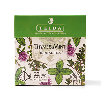 

Чай травяной TEIDA Thyme & Mint 22 х 2.5 г
