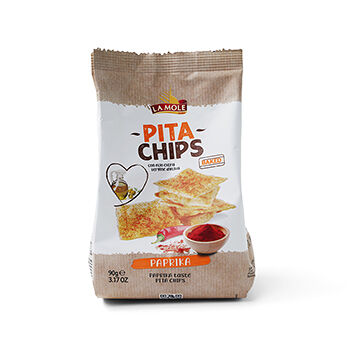 Чипсы из питы с паприкой, La Mole, 90 г, Италия