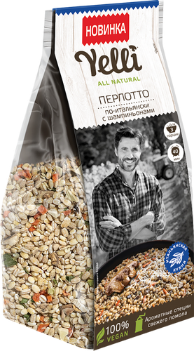 

Гарнир YELLI Перлотто По-итальянски, с шампиньонами, 180г