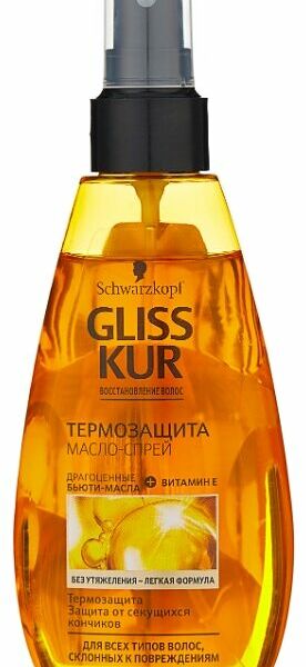 Масло-спрей для волос Gliss Kur Oil Nutritive термозащитное