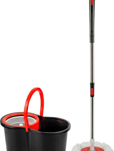 Набор для уборки Рыжий кот Торнадо Швабра с пластиковой центрифугой