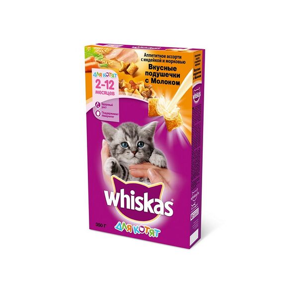 Корм для кошек Вискас д/кот п/мол инд/морк