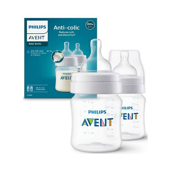 Бутылочка для кормления Anti-colic, 0+ мес 125мл 2шт