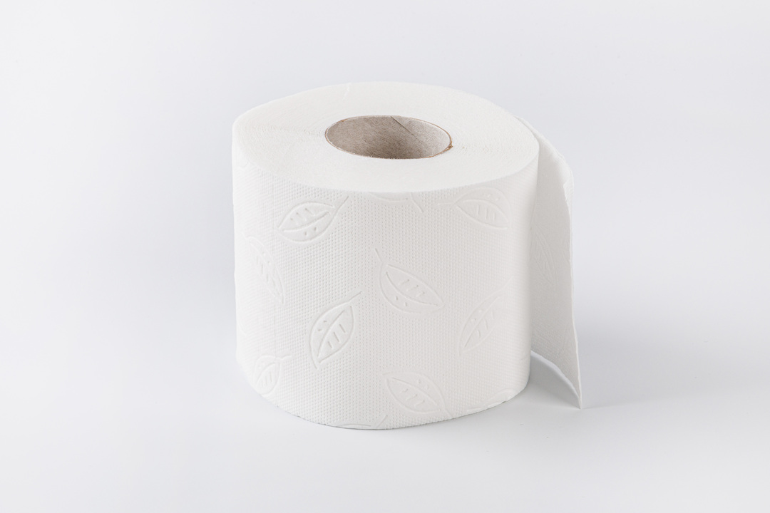 

Туалетная бумага 2 слоя белая, 4 рулона