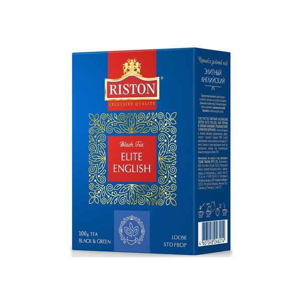 Чай Riston English Elite черный 100г