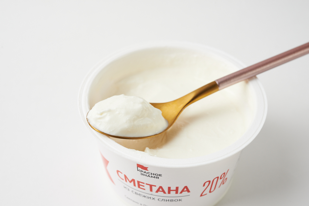 

Сметана Красное знамя мдж 20% 180г