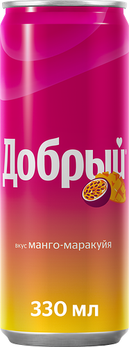 Напиток безалкогольный Добрый Манго-Маракуйя сильногазированный 330 мл