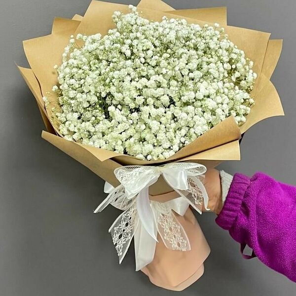 ✅Букет из белоснежной гипсофилы