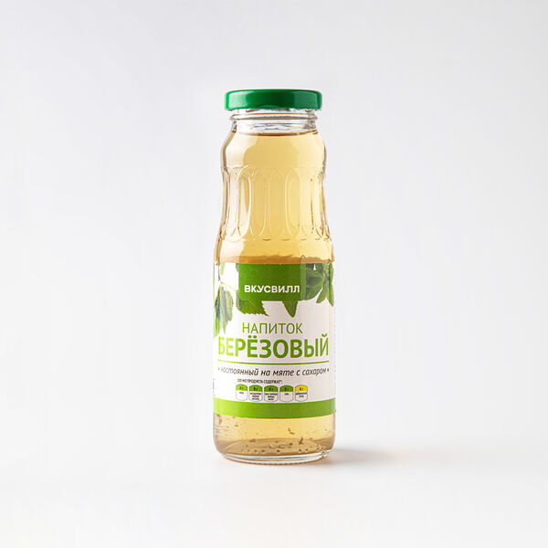 Напиток березовый настоянный на мяте с сахаром 250 мл