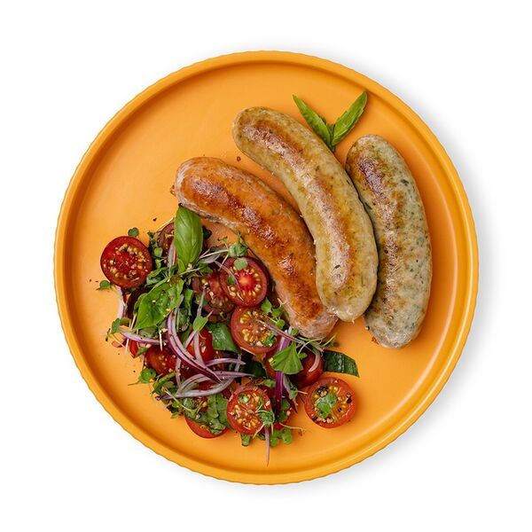 Колбаски с мясом цыпленка-бройлера цветные «Почти готово»