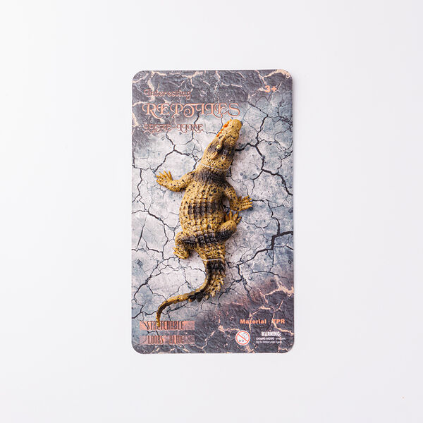 Крокодил тянущийся из мягкой резины_РП