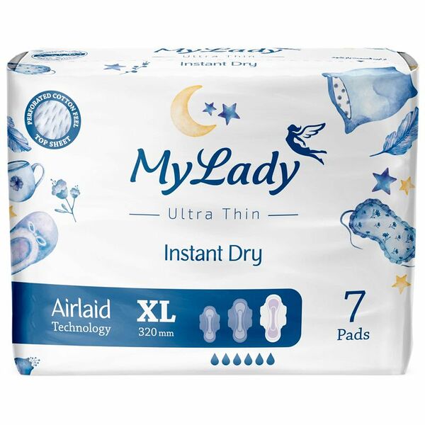Прокладки MyLady Instant Dry гигиенические ультратонкие XL 7 шт