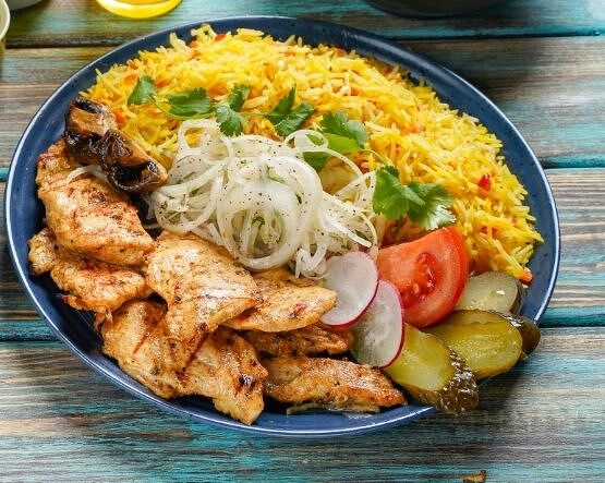 Шиш-таук с рисом