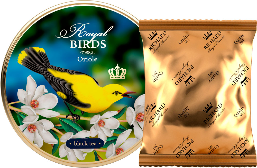 

Подарочный чайный набор Richard Royal Birds Королевские птицы, упаковка в ассортименте 40 г