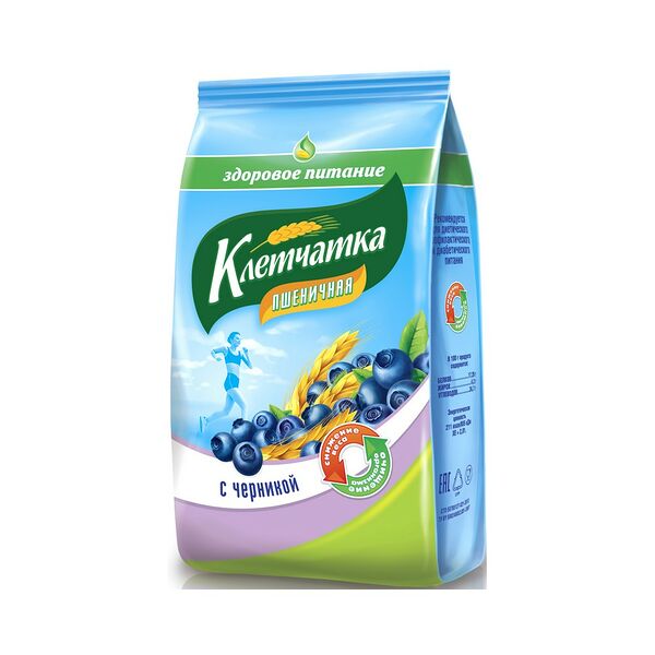 Клетчатка пшеничная Здоровое питание с черникой 150 гр