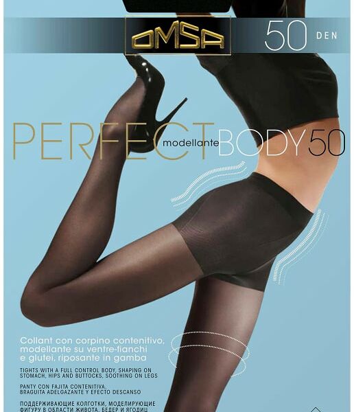 Колготки Omsa Perfect Body 50 Nero Черные Размер 2